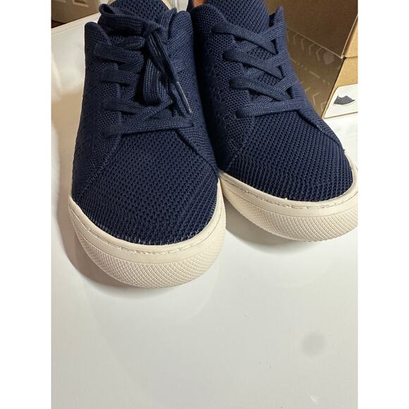 New NWT women zodiac 10 M Navy Blue classic fabric canvas walk flat walk shoes - Picture 7 of 11